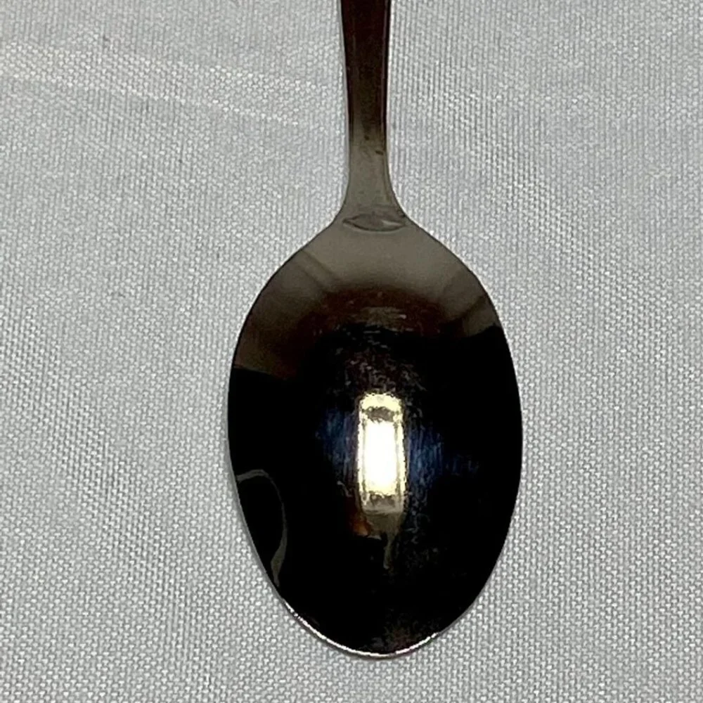 Arizona Route‎ 66 Souvenir Spoon Silver Tone Enamel Shield Travel Collector 3.5
